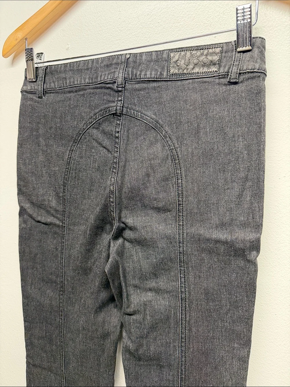 Gucci Jeans Cotton Denim Pants Skinny Mid Rise Tom Ford Era Black IT 42 US 6